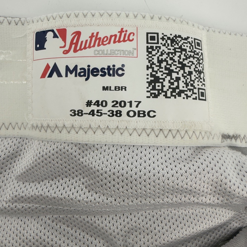 Majestic Authentic Collection MLB Baseball Pants‎ Mens 38 Gray 2017 Made in USA